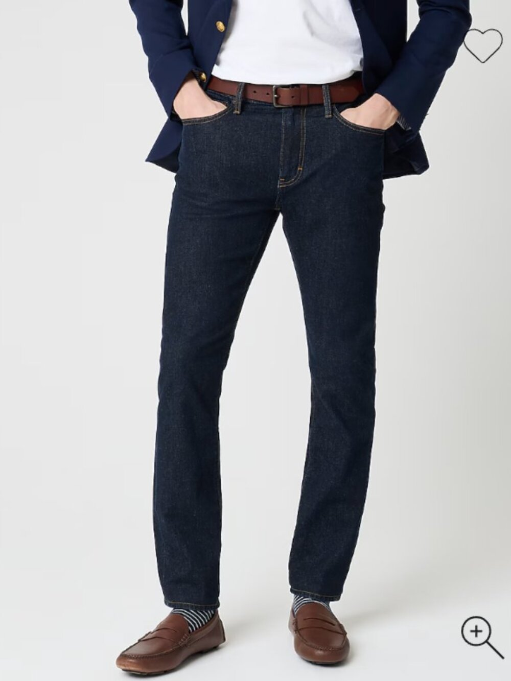 J. Crew Factory Slim-fit jean in signature flex • size 35x32 • NWT • AY516 •flaw